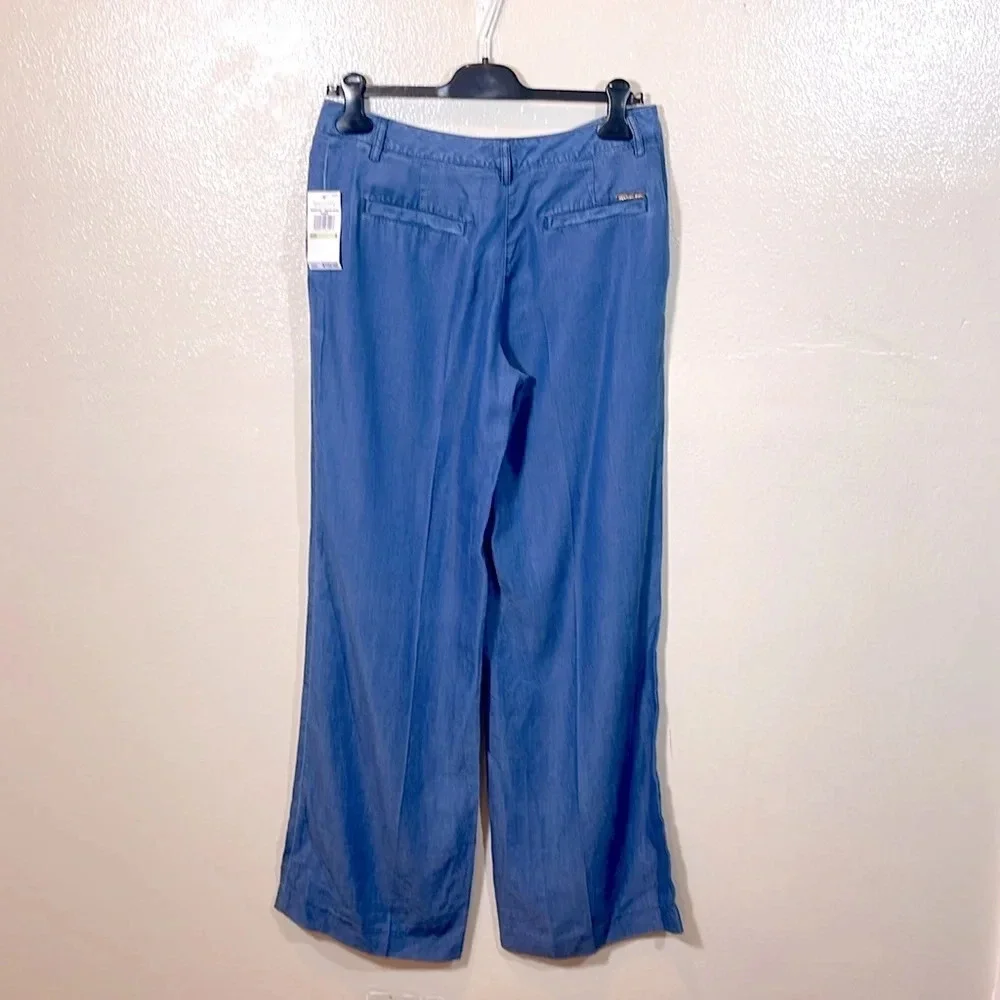 Michael Kors Woman's Casual Flat Front Casual Pants Trousers Size 4